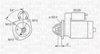 MAGNETI MARELLI 063720027010 -  Стартер
